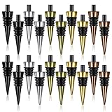Louttary 20 Stück Blank Bottle Stopper Metall Weinstopper mit Threaded Post für Holz Turning DIY...