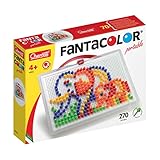 FantaColor Portable Large, Mosaik Bastelset Kinder, Spielzeug ab 4 jahre für Kinder, Montessori...