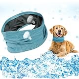 Kühlhalsband für Hunde,Hundehalsband Kühlend,Kühlende Halstuch Hund,Kühlende Bandana...