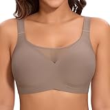 Jiuday BH Damen ohne Bügel Große Brüste Starker Halt Push Up BH ohne Buegel Seamless Bequem...