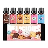 Ätherische Öle Set, 10mlx6pcs Sechs Aromen Duft Öle, Marshmallows Schokolade Bonbons Kekse...