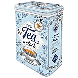 Nostalgic-Art Retro Teedose, 1,3 l, Classic Tea – Geschenk-Idee für Tee-Liebhaber, Vintage...