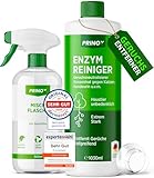 PRINOX® 1030ml Enzymreiniger Konzentrat inkl. Mischflasche I STARKER GERUCHSENTFERNER I Ergibt bis...