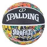 United Sports Unisex – Erwachsene Spalding Graffiti Sz7 Ball, Rainbow, 7