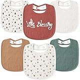 Susurration Lätzchen Baby Musselin Halstuch Baby Weiche Verstellbare Quadratische Sabberlätzchen 6...