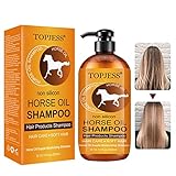 Horse Oil Haarwachstum Shampoo, Haarausfall Shampoo, Anti Haarverlust Shampoo, Haarwachstums...