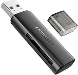 2-in-1 Kartenleser USB 2.0 zu SD/TF Cardreader Schwarz