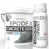 EPODEX® 2K CONCRETE PAINT | Betonfarbe Garagensiegel Keller| Steinfarbe | 45 Farben Grau Weiß Bunt...