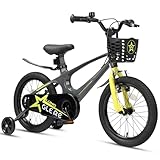Glerc Lumo 16 Zoll Kinderfahrrad für Jungen 5 6 7 8 Jahre, Leichtbau-Rahmen aus Magnesiumlegierung...
