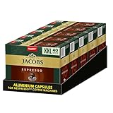 Jacobs Kaffeekapseln Espresso Intenso (nur für kurze Zeit) Megapack XXL, Intensität 10 von 12, 200...