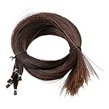 Brown 32,68 Zoll Violine Bow Hair Rosshaar Natural für Violine Bow Ersatzteile 50g