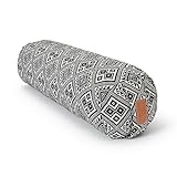 #DoYourYoga Zylinder Yogabolster mit Bio-Dinkelspelz (KBA), waschbarer Bezug aus 100% Baumwolle,...