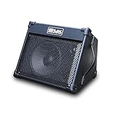 Coolmusic BP40 40W batteriebetriebener Verstärker, Akustikgitarrenverstärker, Busking-Verstärker,...