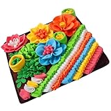 Lerpwige Schnüffel-Trainingsmatte für verschiedene Rassen, buntes Schnüffel-Pad, natürliche...