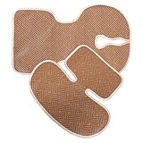 TOYANDONA Atmungsaktive Kinderwagensitzauflage aus Rattan Weiches Sitzkissen mit Rutschfester...