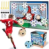 JONRRYIN Fußball Spielset für Kinder 3 4 5 6 7 8, Kinder Fusball Spielzeug für Garten Indoor...