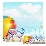 Tischsets 4er-Set,Esstisch-Tischsets,Beachball-Urlaub Tischsets,Tischsets 4er-Set,Tischsets aus...