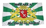 Fahne/Flagge Bremen Die Macht im Norden 90 x 150 cm