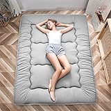 MAXYOYO Klappmatratze Futon Matratze Bodenmatratze Gepolsterte Japanische Tatami Gesteppte Bett,...