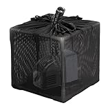 ZYHARUKO Teichpumpen, Filterabdeckung, Wasserpumpen-Tasche, Anti-Verstopfung, feines Netz mit...