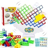 Gytera Balanc Spielzeug Tower 48 Stück Tower Spiel, Stapelspiel Spielzeug für Kinder,...