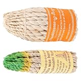CONGARTENO 2 Stück Natürliche Räucherschnur für Meditation und Yoga Handgefertigter Indoor Aroma...