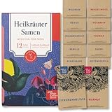 Magic Garden Seeds - 12 samenfeste Heilkräutersamen für Garten, Hochbeet & Balkon - traditionell &...
