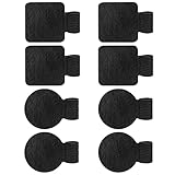 VOCIBO® Stiftschlaufe Selbstklebend,8 Stück Stiftschlaufe Schwarz,Pen Holder für Tagebuch,Pencil...