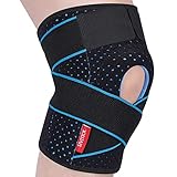 SIVITICK Kniebandage Damen Männer Einstellbare Kniestütze mit Seitenstabilisatoren & Patella Gel...