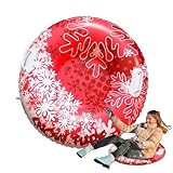 Schneeschlauch für den Winter, aufblasbar, für Erwachsene und Kinder, 80 cm, Outdoor-Sport,...