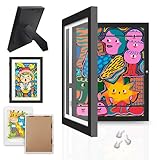 Krobby – Kinder-Zeichnungsrahmen – Rahmen zur Aufbewahrung von Zeichnungen – Magnetische...