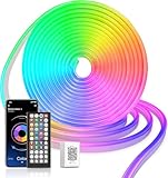 Macchiatto Neon LED Strip 5m, IP65 Wasserdichte LED Lichtband mit App und...