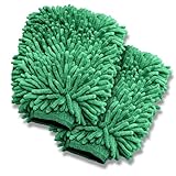 nailpretty Waschhandschuh, Poliertuch Auto, Auto Mikrofasertuch, Autopflege, schonende...