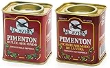 El Avion - 2er Set Pimenton Picante Ahumado - Scharfes und süßes geräuchertes Paprikapulver (2 x...