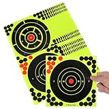 TOYANDONA 30 Stück Teiliges Selbstklebende Zielscheiben Aufkleber für Bogenschießen und Darts...