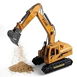 victob Metal ABS Bagger Spielzeug, Gussbauteile Manuelle Baumaschinen Bagger LKW Modell Spielzeug...