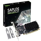 SAPLOS Radeon HD 5450 Grafikkarte, 2GB DDR3 64-bit, Low Profile, DVI-I HDMI VGA, PCI Express x16,...