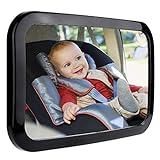 Zacro Rücksitzspiegel fürs Baby, Baby Auto Spiegel Rückspiegel,360° Schwenkbar, Verstellbare...