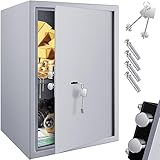 KESSER® Tresor Möbeltresor mit Doppelbartschloss, Safe Geldschrank Boden-Wandtresor Wandsafe...