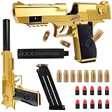 Spielzeug Pistole Kinder, Schaumstoff-Blaster Toy Gun, Spielzeugpistole mit 10 Soft Kugeln, Soft...
