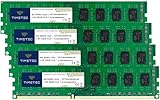 Timetec 32 GB KIT (4 x 8 GB) DDR3 1333 MHz PC3-10600 Non-ECC ungepuffert 1,5 V CL9 2Rx8 Dual Rank...