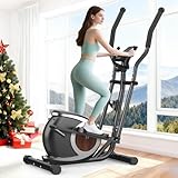 Crosstrainer, Crosstrainer für Zuhause mit 16 Widerstandsstufen, 6KG Schwungrad, LCD-Monitor,...