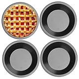 Hperu Mini-Tortenpfannen, 4pcs Mini-Torten-Dosen Nicht-Stick-Individuum-Kuchenschale...