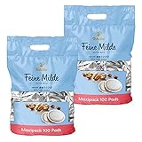 Tchibo Kaffeepads Vorratspack Maxipack, Feine Milde, 200 Stück – 2x 100 Pads (Kaffee, mild mit...