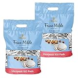 Tchibo Kaffeepads Vorratspack Maxipack, Feine Milde, 200 Stück – 2x 100 Pads (Kaffee, mild mit...