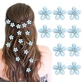 Hurifeng Kinder Haarspangen Set – 10 Stück Perlen Haarclips für Mädchen, Mini Krallenclips mit...