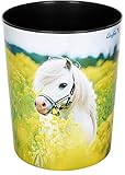 Läufer 26662 Papierkorb Pferd im Rapsfeld, 13 Liter Mülleimer, perfekt für das Kinderzimmer,...