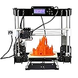 Bisofice Anet A8 Desktop 3D-Drucker Kits DIY Eigenmontage MK8 Extruderdüse Acryl-Rahmen LCD-Schirm...