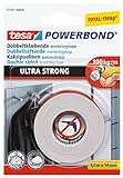tesa Powerbond ULTRA STRONG - Doppelseitiges, extra starkes Montageband zur permanenten Befestigung...