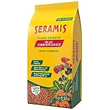 Seramis Pflanz-Granulat für alle Zimmerpflanzen, 2,5 l – Pflanzen Tongranulat, Blumenerde Ersatz...